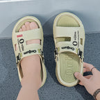 Summer Sandals for Men and Women, Dual-Use Beach Shoes, Soft-Soled Anti-Odor Slippers