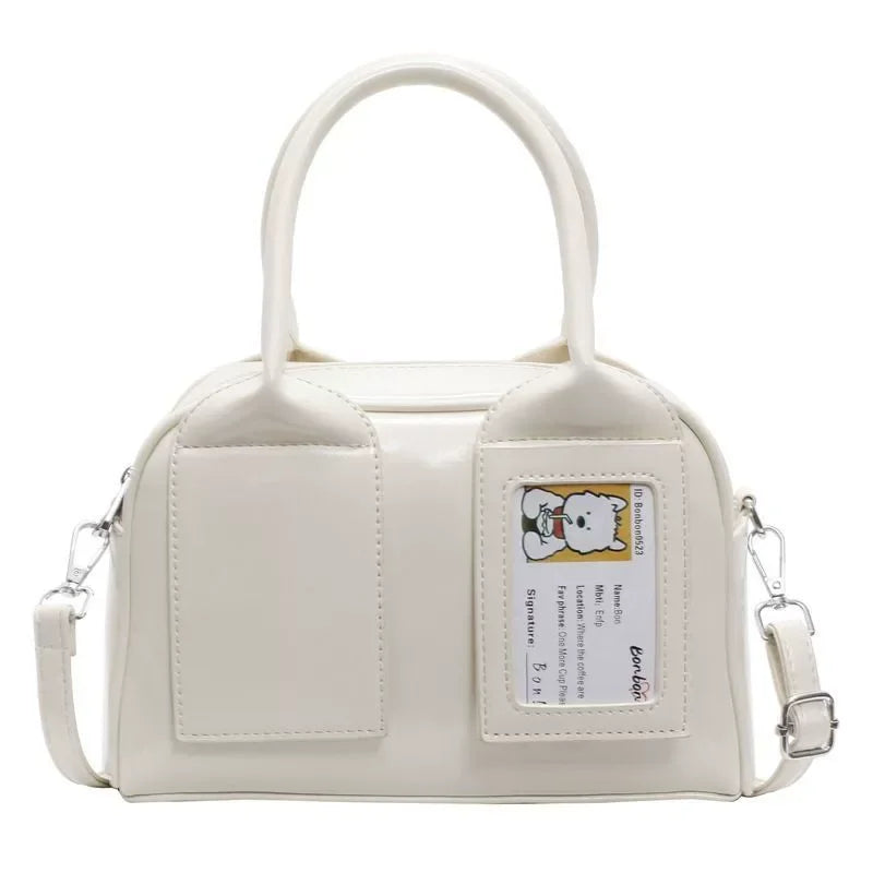 Itbag Small Crossbody Shoulder Bag For Women With Photo Card Holder Niche Design Boston Pillow Style Groupie Merch Handbag