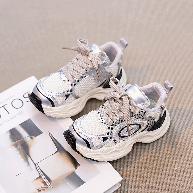 Kids Casual Sneakers for Boys Girls 2025 New Autumn Winter Toddler Platform Running Sneakers Soft Sole Comfort Barefoot Shoes