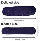 Inflatable Cylinder Pillow - Car Neck Pillow, Seat Support, Orthopedic Neck Support for Travel, Office & Home