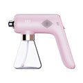 Mini Wireless Electric Sanitizer Sprayer USB Rechargeable Nanometer Blue Light Disinfection Sprayer Fogger Machine Home Garden
