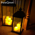 Flameless Flickering LED Candles Lamp Home Decoration Battery Powered Candles for Wedding Decor Birthday Party Supplies Warm