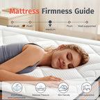10/12 Inch Full Queen Size Memory Foam Mattress | Ergonomically Designed, Medium Firm Hybrid Mattress Featuring Pocket Springs, Grey Quilted Cover, Fire-Resistant