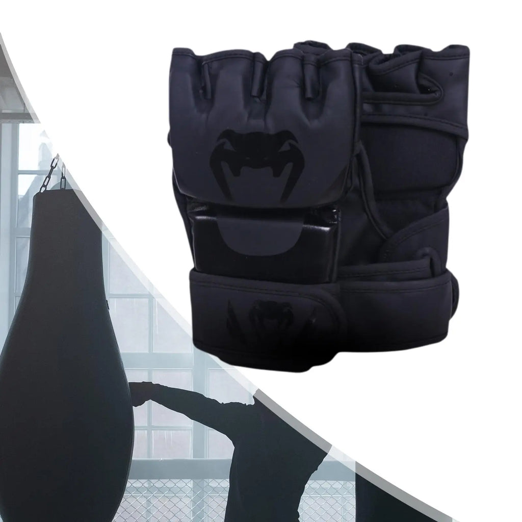 Mma Gloves Half Finger Waterproof Portable Punch Bag Martial Arts Gloves for Men Women Adult Unisex Fitness Grappling Sparring