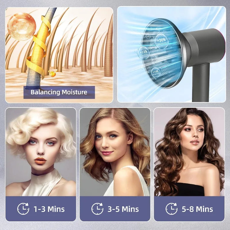 Hair Diffuser Attachment Nozzles for HD01 HD02 HD03 Blow Dryer Styler Styling Tool Wavy Curly Coily Hair Tools Accessaries