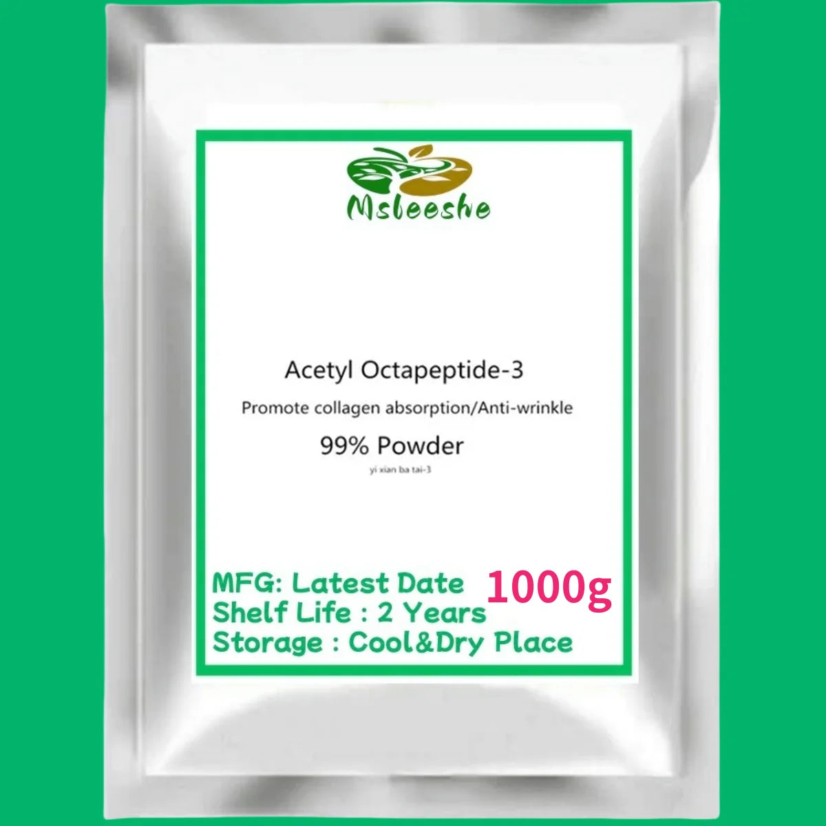 High Quality Acetyl Octapeptide-3 Powder/SNAP-8 peptide CAS 868844-74-0 Promote collagen absorption/Anti-wrinkle