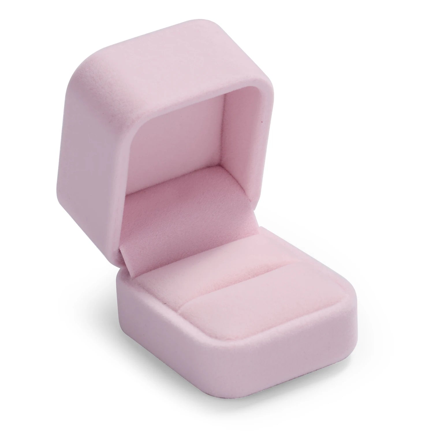 Pink Velvet Jewelry Box Set Jeweler Specialized Cases for Rings, Earrings, Bracelets, Necklaces, Premium Gift Storage Organizer