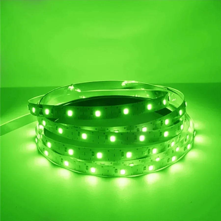 LED Strip 60LEDs/m DC12V SMD2835 Home Strip Red Blue Green Yellow Pink Warm White Flexible Cuttable Soft Lamp Bar For Home Decor
