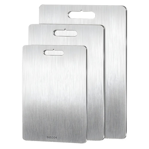 304 Stainless Steel Thickened Cutting Board Antibacterial Mildew-proof Kneading Dough Board Kitchen Fruit vegetable