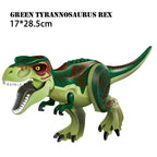 Jurassic World Brutal Raptor Building Blocks Dinosaur Model Tyrannosaurus Indominus T-Rex Assemble Educational Toy For Kids Gift