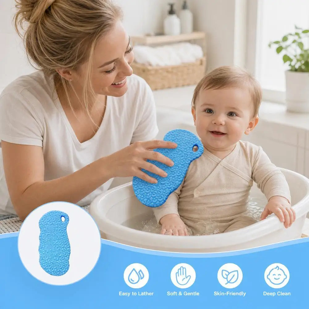 3D Magic Children Bath Sponge Body Exfoliating Dead Skin Sponge Massager Cleaning Tools Shower Brushes Peeling Sponge Artifact