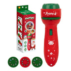 Christmas Handheld Flashlight Projection Lamp Early Education Toys Image Recognition, Cognition, Fun cartoon Projector Gifts Kid
