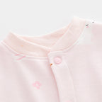Baby's Long-Sleeved Jumpsuit, Pure Cotton, Newborn Pajamas, Baby Girl Clothes, Foot Covering Suit, Spring and Summer