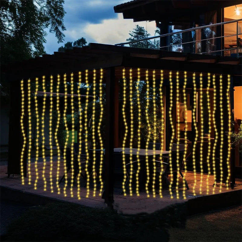 USB Curtain Lighting String Home Wall Wedding Birthday Decoration New Year Christmas Party Holiday LED Lights