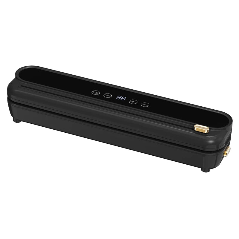 2026 New Electric Vacuum Sealer Built‑in Cutter Dry Wet Mode Automatic Food Sealer Kitchen Food Preservation Packaging Machine