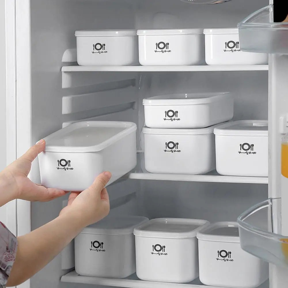 700/900/1000/1400ml Plastic Lunch Box Microwave Oven Safe Bento Food Container Stackable Picnic Fruit Food Storage Kitchen Tools