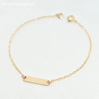 Bar Bracelets Handmade Indian jewelry  Gold Filled ed Presents Tobilleras Pulsera Para Tobillo Bangles