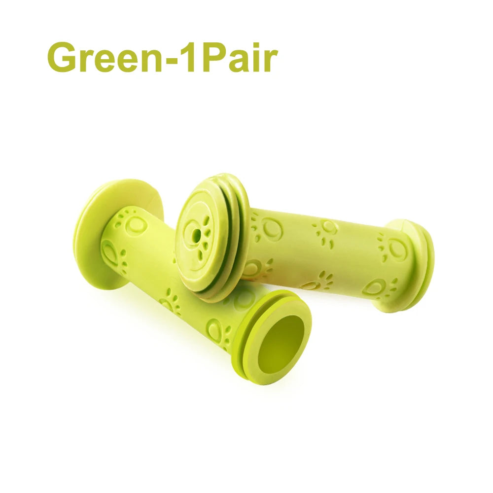 1 Pair Rubber Bicycle Handlebar Grips 22MM Anti-slip Child Kids Bike Cycling Handle Bars Children Tricycle Scooter Accessories