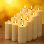 12pcs 4pcs LED Flameless Candles Flickering Light with Remote Control for Festival Wedding Home Party Decor Lighting Christmas