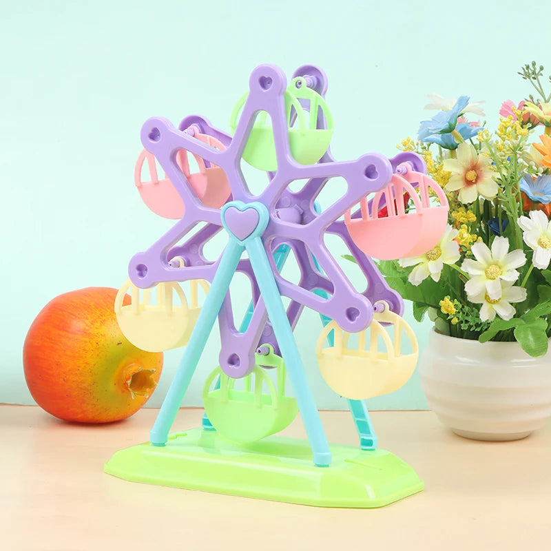 1Pcs Rotating Ferris Wheel Model Toy Baby Stroller Early Education Toy Stroller Toy
