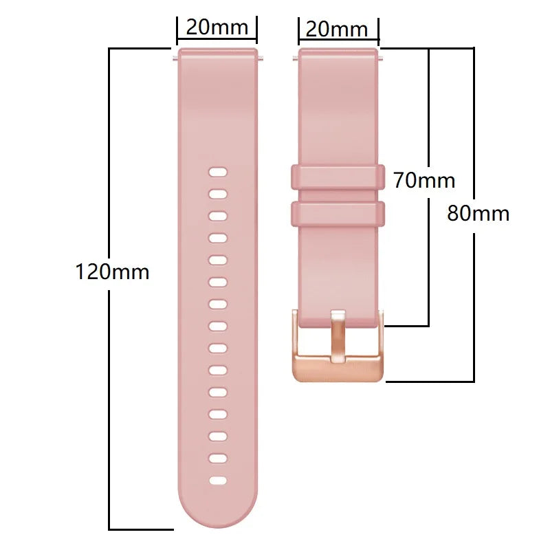 20mm Replacement Straps For SUunto 3 Fitness Wristband For POLAR Pacer/IGNITE 2/3/Unite Sports Silicone Band Bracelet Watchbands