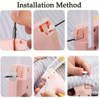 Handheld sewing machine set, 1 piece, clothing repairer with micro needles, 50 bear clips and 660 adhesive pins, household items