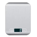 Digital Kitchen Scale 10/5kg-1g LED Display Stainless Steel Panel Electronic Scales for Home Food Snacks Weighing Baking Tools