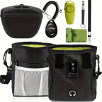 Dog Training Kit: Treat Pouch, Clickers, Silent Whistle, 2‑in‑1, Guide, Poop Bags