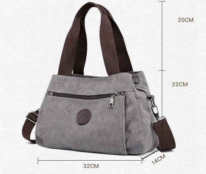 Women's Canvas Bag Handbags Shoulder Bags Messenger Bags Crossbody Bags Tote Large Capacity Work Bags bags for women