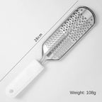 1Pcs File Pedicure Stainless Steel Foot Scrubber Heel Callus Dead Skin Remover Exfoliating Professional Feet Care Tool Pedicure