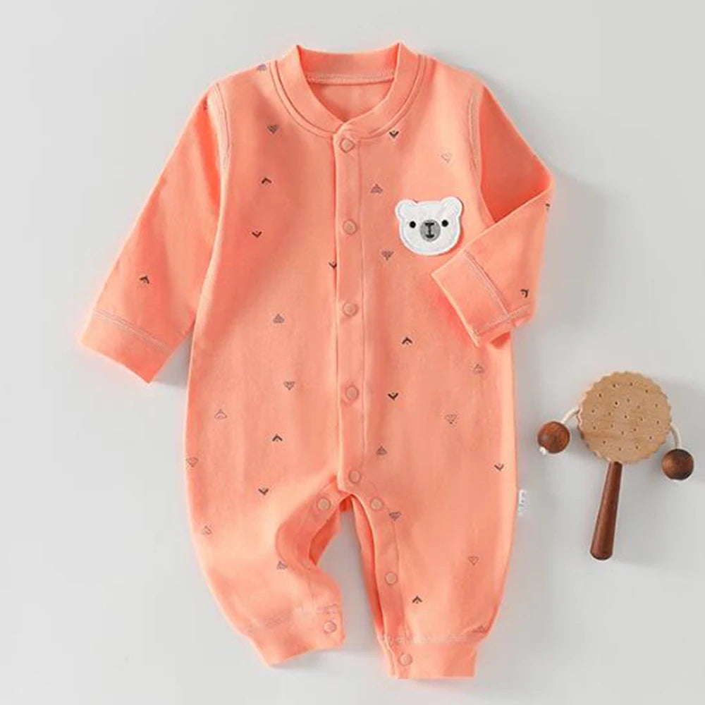 Unisex Baby Clothes Newborn Baby Girl Romper Long Sleeve 100% Cotton Spring Autumn Baby Jumpsuit For Boy