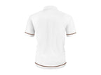 Summer ice silk lapel men's short-sleeved T-shirt men's clothing top
