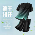 Men's 2-Piece Quick-Dry Athletic Set - Lightweight Loose Fit Running T-Shirt & Shorts - Summer Breathable Gym Workout Clothes