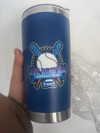 20oz Tumbler with Lid , Stainless Steel Vacuum Insulated Coffee Tumbler Cup, Double Wall Powder Coated Travel Mug