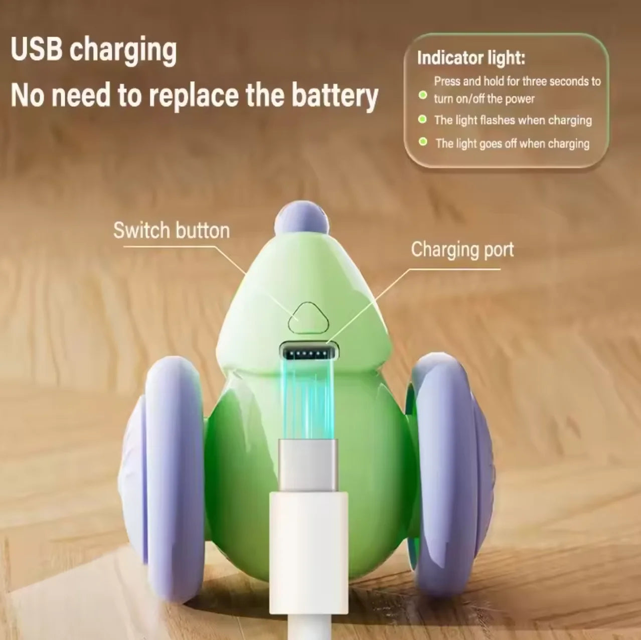 Interactive Cat Toy Electric Mouse Car Automatic Teaser kitten Pet Toys Rechargeable Intelligent Obstacle Avoidance Cat Car Toy