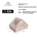 MOUNTAINHIKER Extra Large Inflatable Tent 3-6 Person Family Camping Tent with High-Quality Windproof and Spacious Interior