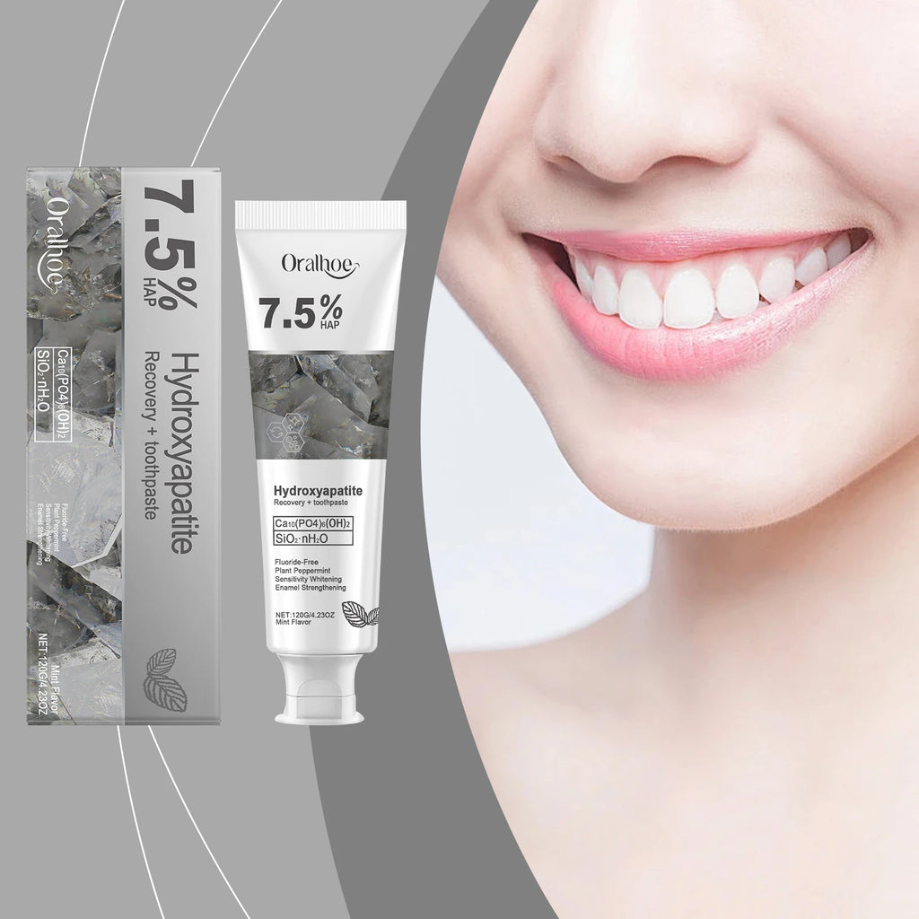 Hydroxyapatite Repair Toothpaste Cleaning Tartar Strengthen Tooth Enamel Breath Refreshing Oral Care Brightening Toothpaste 120g