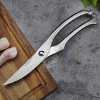 Stainless steel scissors Kitchen special multifunctional cutting food scissors Powerful sharp scissors for chicken bone barbecue
