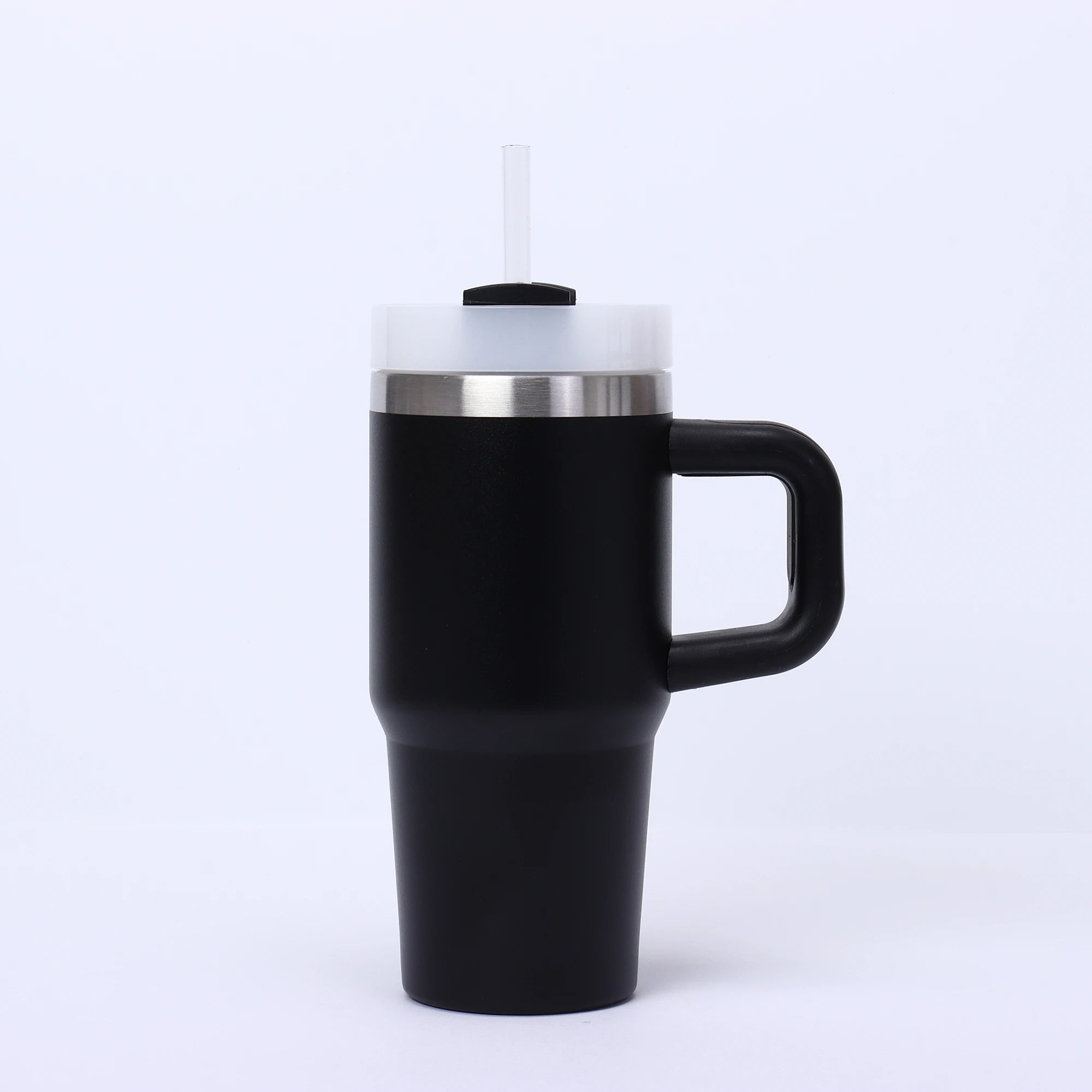 Mini 14oz Stainless Steel Tumbler Insulation Coffee Cup Water Bottle Mug With Straw In-Car Vacuum Flasks Mug For Holiday Gifts