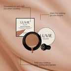 LUVIE GLOW Mushroom Head Air Cushion BB Cream Foundation Cream Face Concealer Moisturizing Waterproof Magic Foundation Makeup