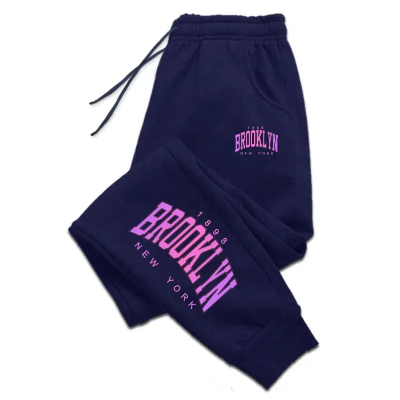 Women's Pants High Quality Sweatpants Outdoors Elastic Band Woman Trousers Jogging Drawstring Hot Sales Casual Sports Clothing