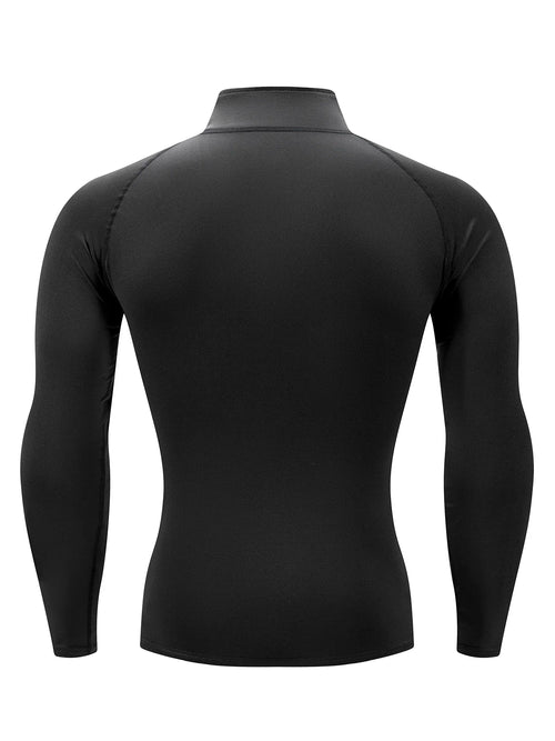2025 New Men Sportswear Fitness Top Gym Shirts Quick-drying Breathable Slim Long-sleeved T-shirt Running Training Clothes Autumn