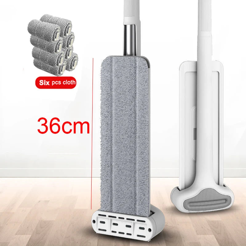 Mmagic Mop for Wash Floor Mop Cleaner Cleaning Flat Spin Mop Bucket Floor House Cleaning Easy Home Cleaning 360° Rotation With