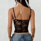 Y2k Strapless Corset Tops Summer Black Off Shoulder Tank Lace Camisole Women Sleeveless Tube Top Sexy Skinny Fit Bustier Clothes