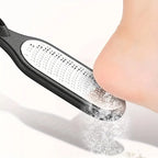 [Professional Foot File] Heavy-Duty Stainless Steel Pedicure Tool | Non-Slip Ergonomic Handle | Dead Skin Remover for Feet