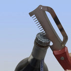 2-in-1 Stainless Steel Peeler and Bottle Opener - Versatile Kitchen Tool for Efficient Cooking and Easy Bottle Opening