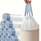 Drawstring Garbage Bag Household Portable Kitchen Thickened Large Student Dormitory Automatic Closing Lat Thick Plastic Bag