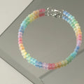 1Pcs Bohemian Style Bracelet Colorful Beaded Bracelet for Women Girls Simple Sweet Versatile Bracelet Jewelry Accessories Gifts