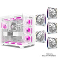 Power train Dreamland PRO ATX motherboard PC gaming 360 water-cooled Sea view room Double-sided glass gaming computer case