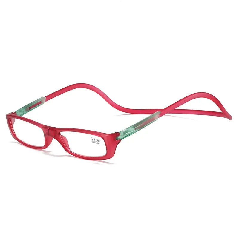 Presbyopic Glasses Presbyopia Protection Goggles Stone Man Mirror Transparent Acetate Rotatable Eye Wholesale Strong Magnetic